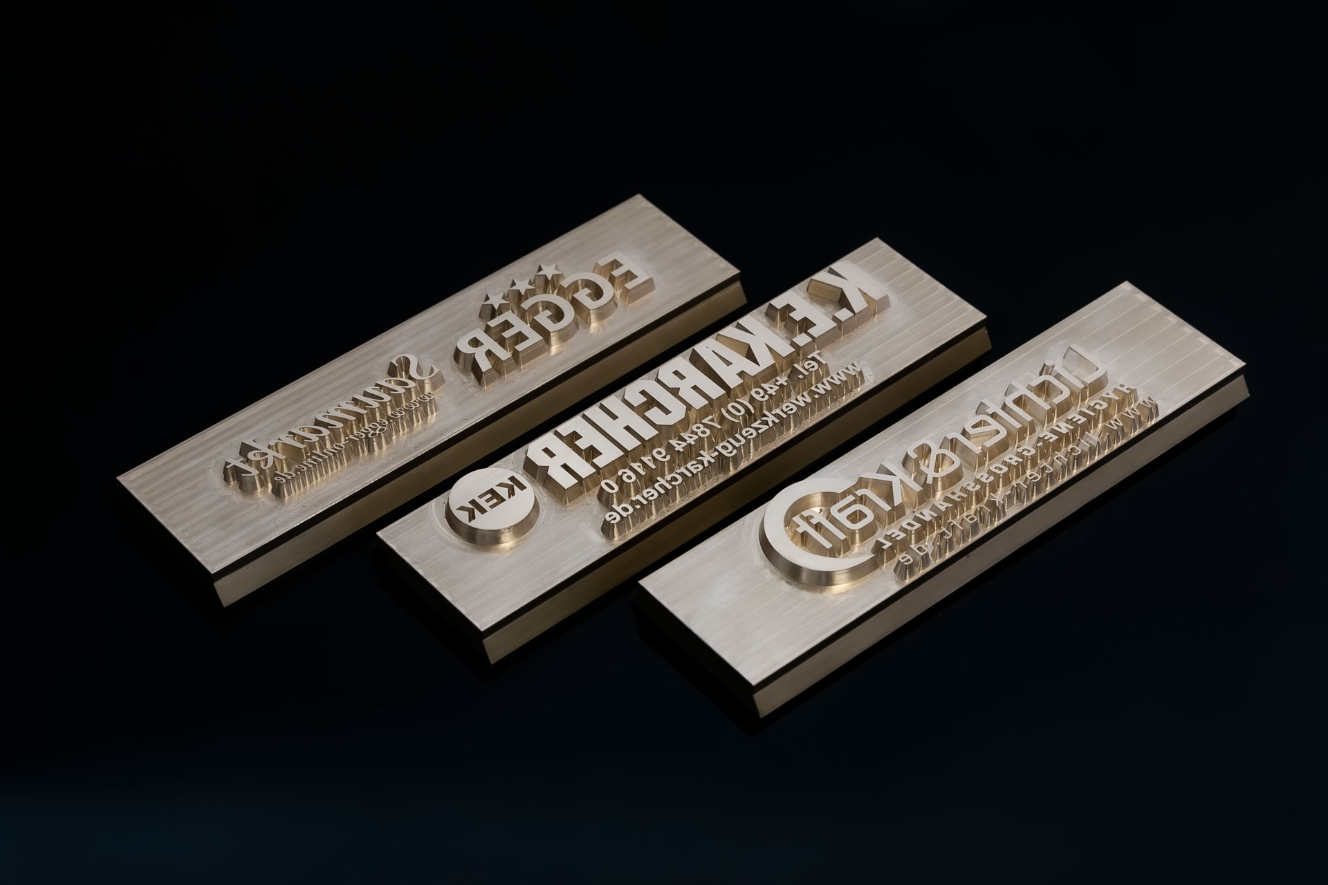 Heißprägeklischee Bauform