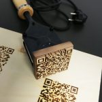 QR Code Brennstempel
